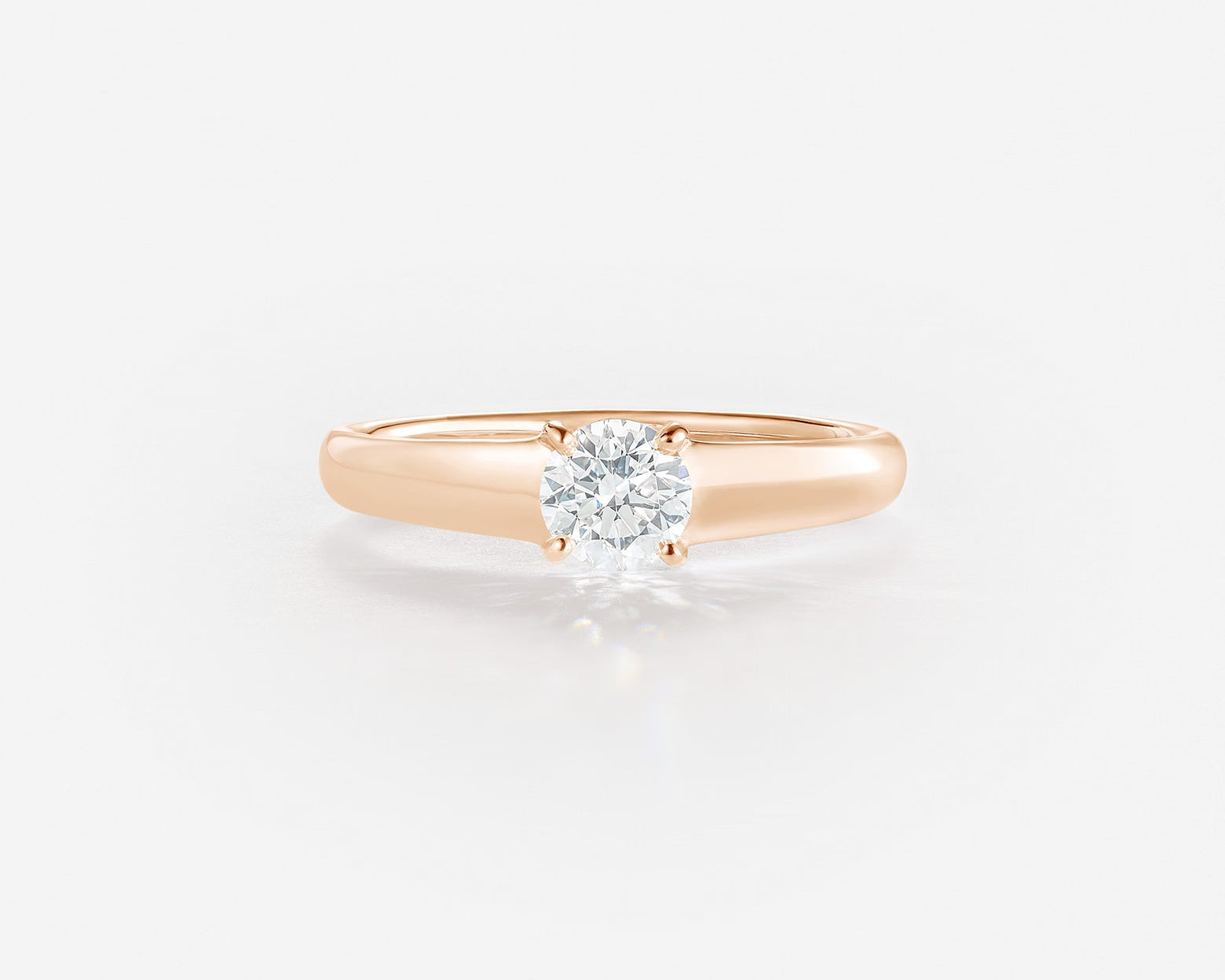 Diamant 0,30ct | Or rose 750 ‰
