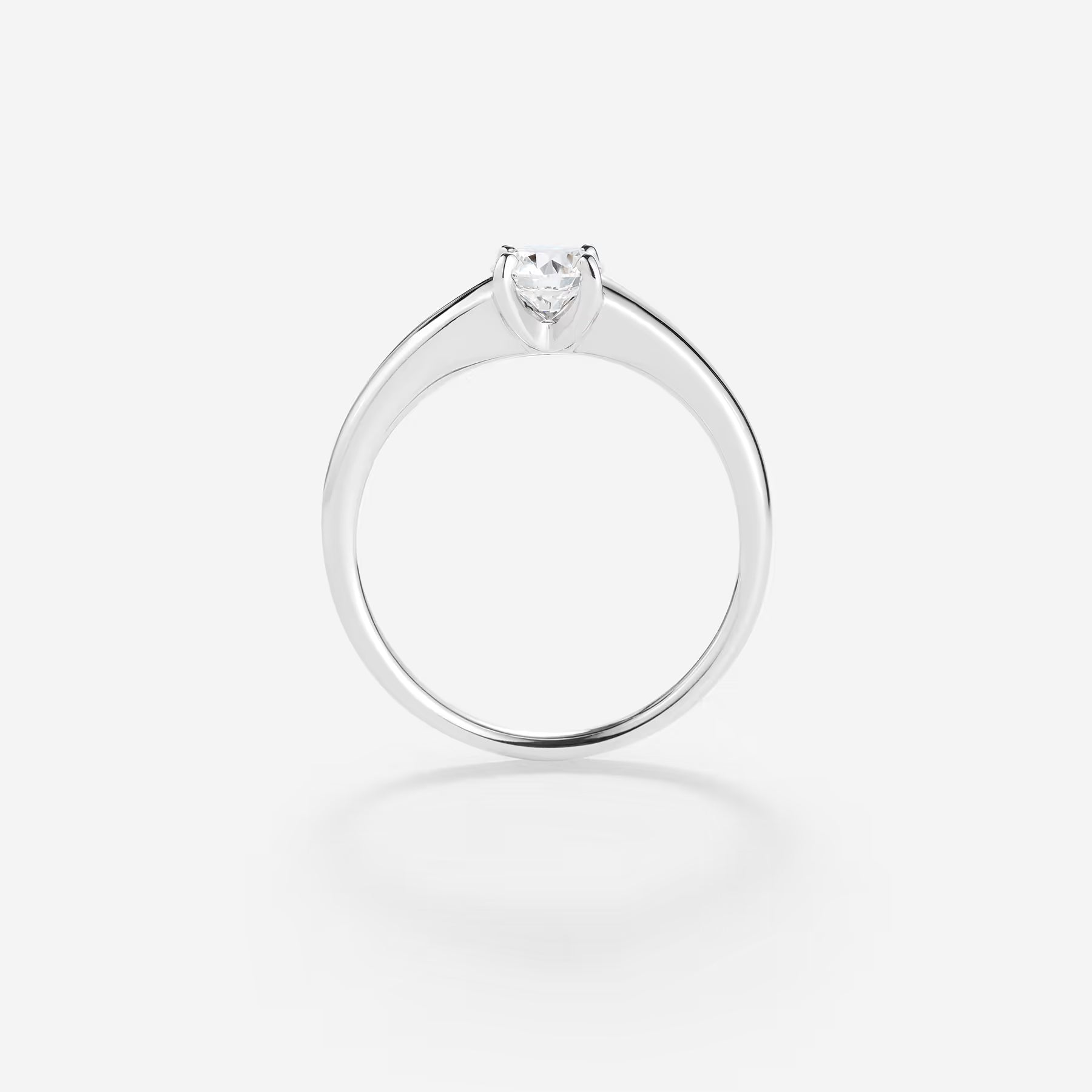 Diamant 0,30ct | Or blanc 750 ‰