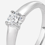 Diamant 0,50ct | Or blanc 750 ‰