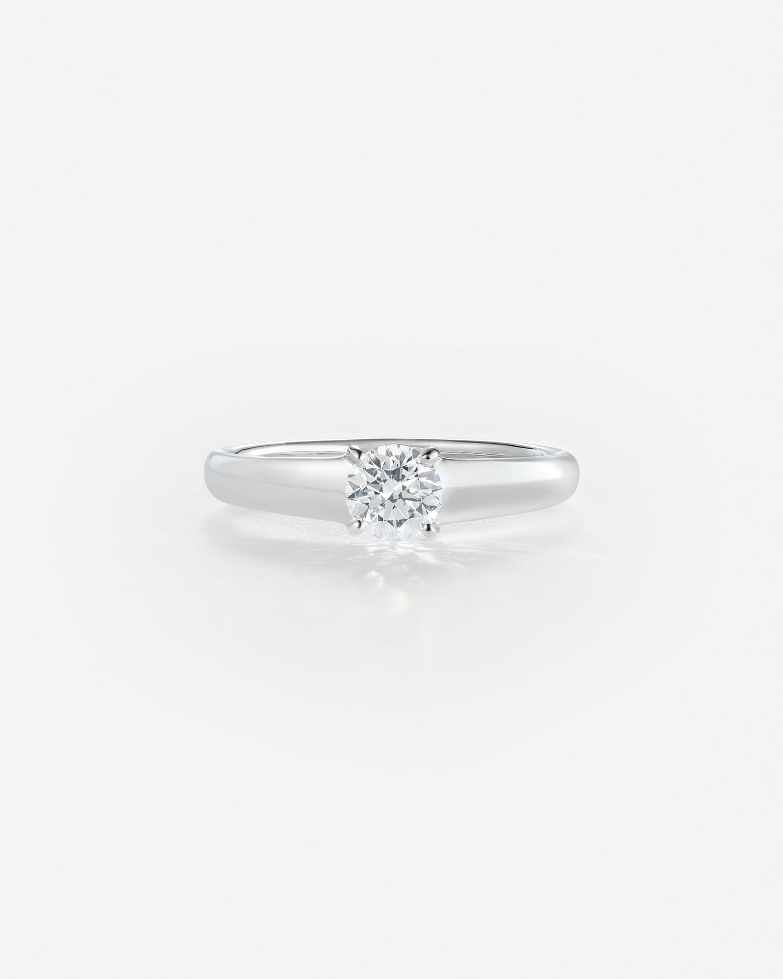 Diamant 0,70ct | Or blanc 750 ‰