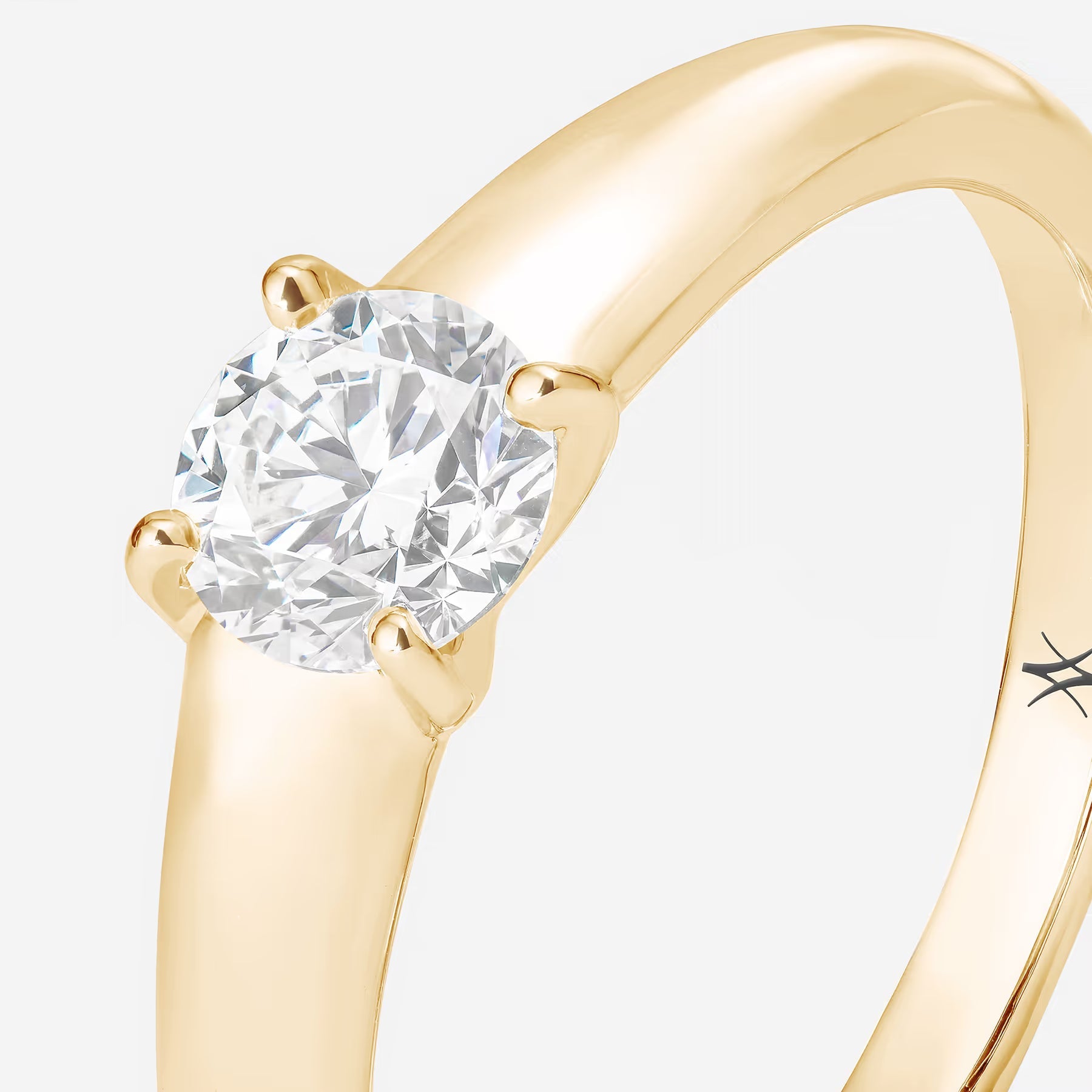 Diamant 0,70ct | Or jaune 750 ‰