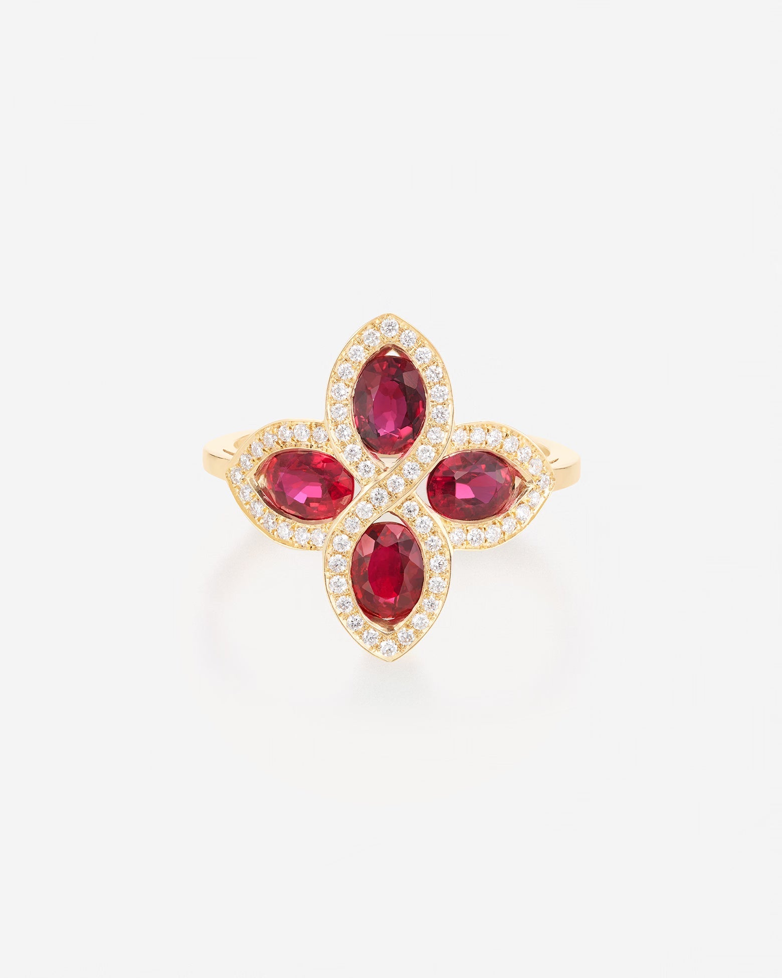 Rubis | Or jaune 750 ‰