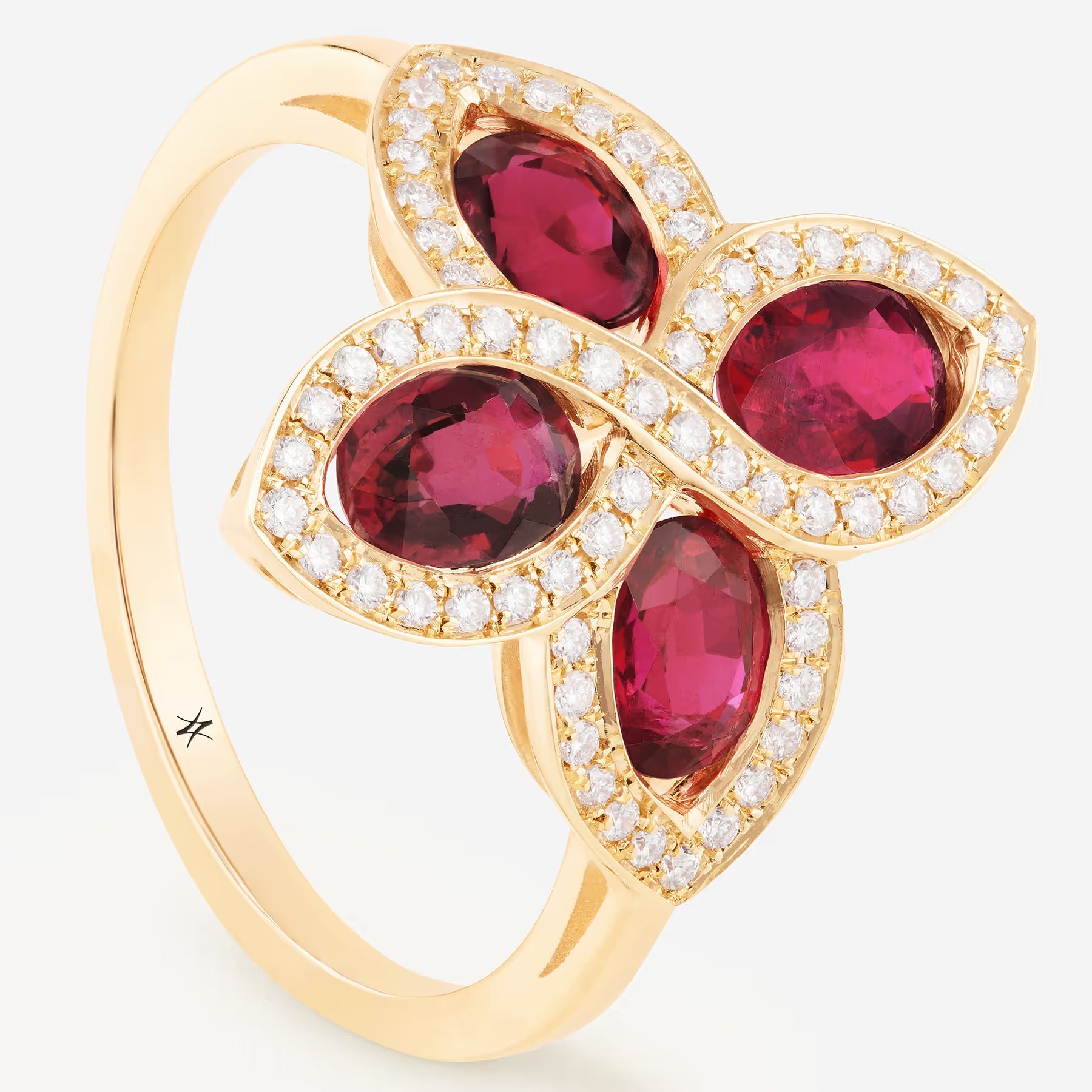 Rubis | Or jaune 750 ‰