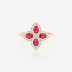Rubis | Or rose 750 ‰