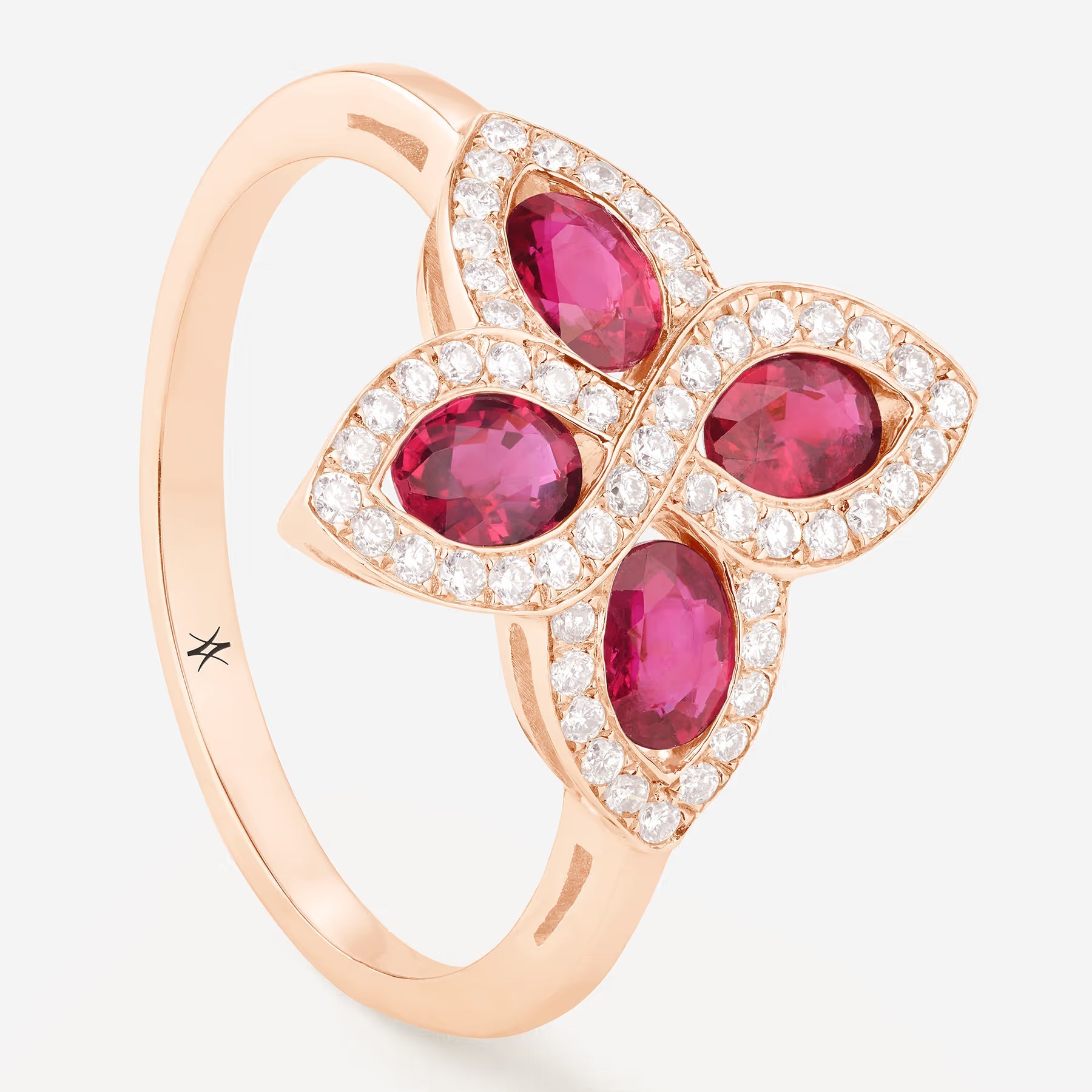 Rubis | Or rose 750 ‰