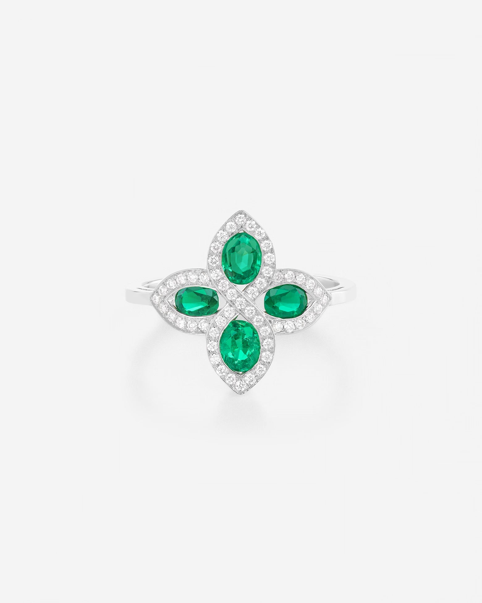 Emeraude | Or blanc 750 ‰