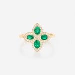 Emeraude | Or jaune 750 ‰