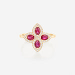Rubis | Or jaune 750 ‰