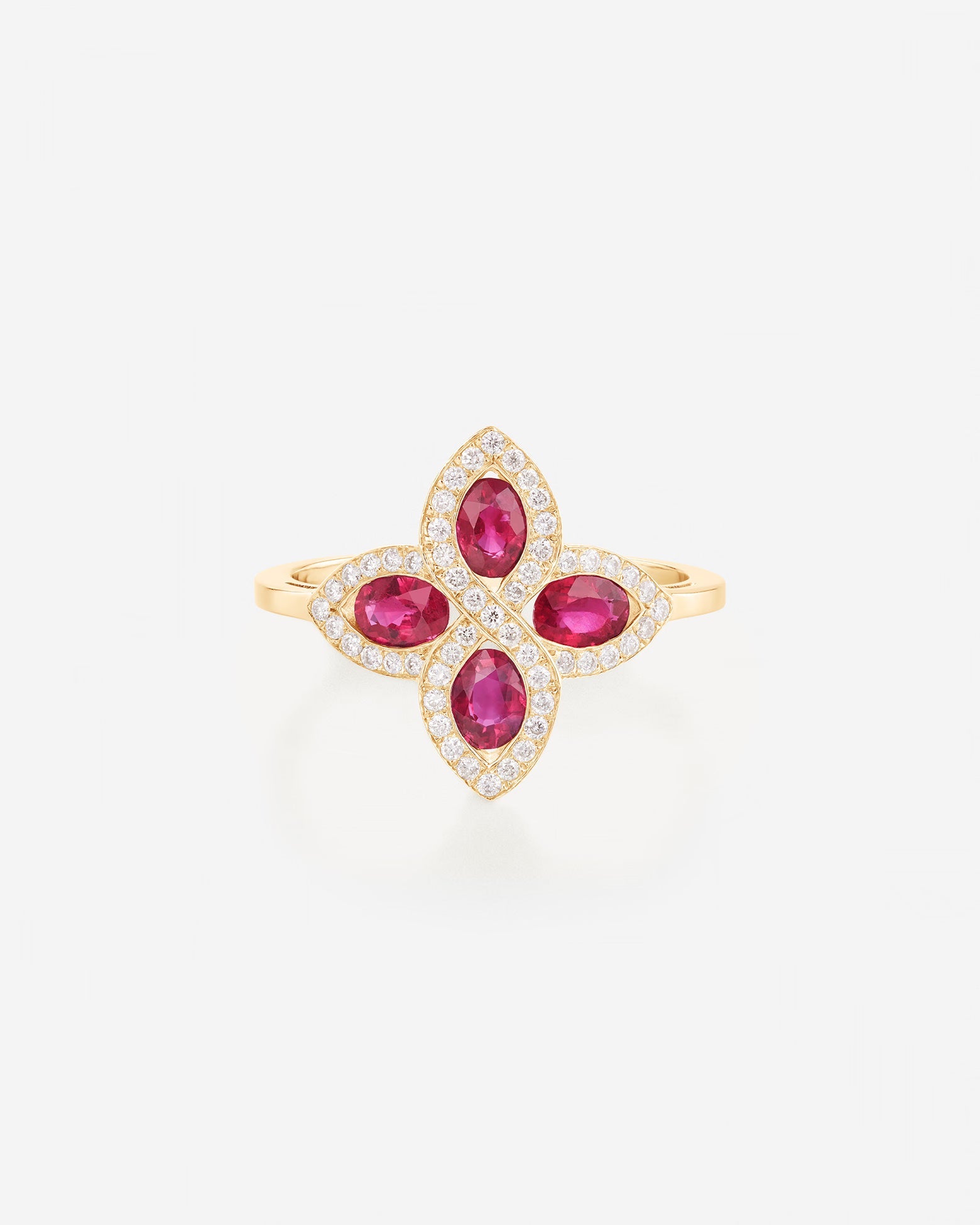 Rubis | Or jaune 750 ‰