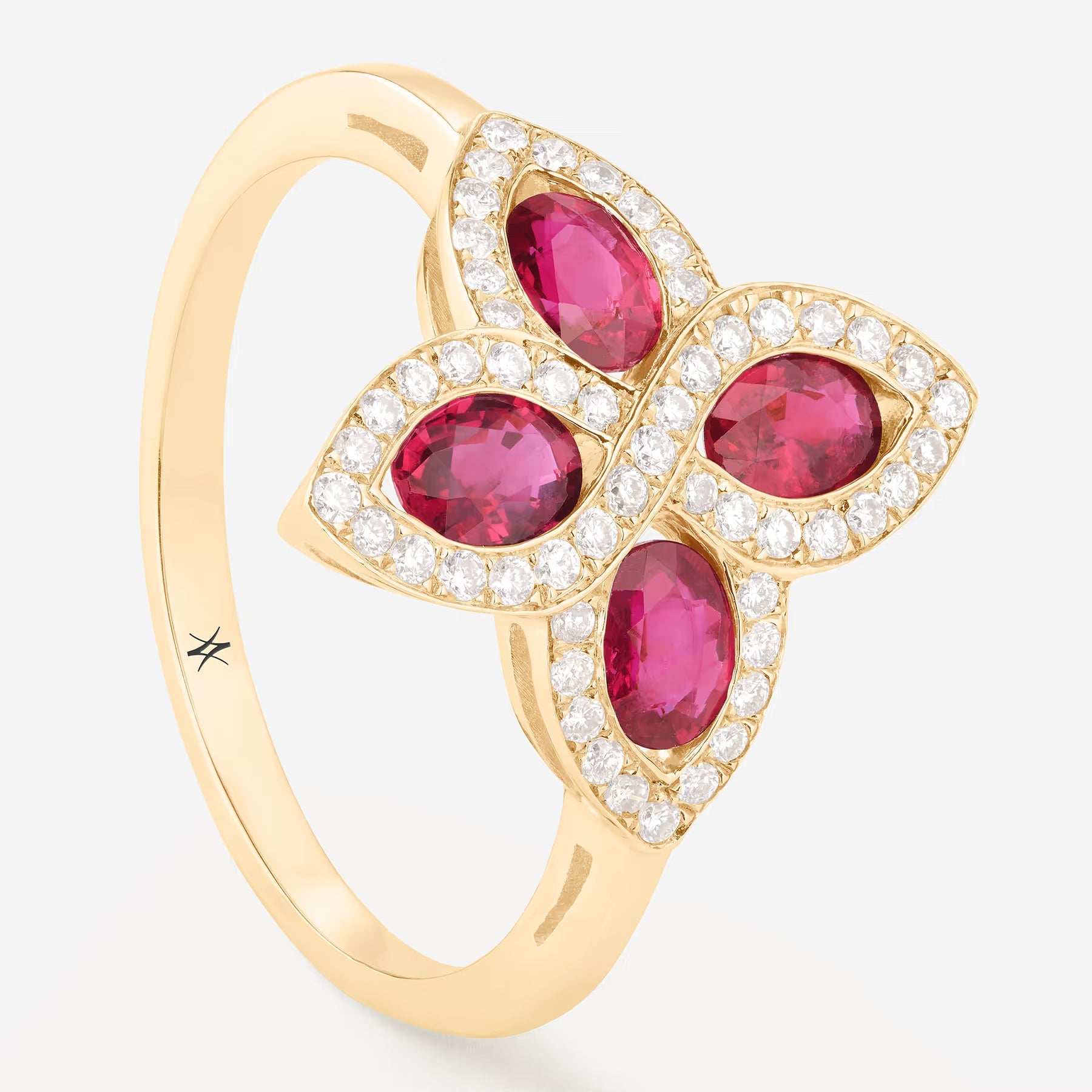 Rubis | Or jaune 750 ‰