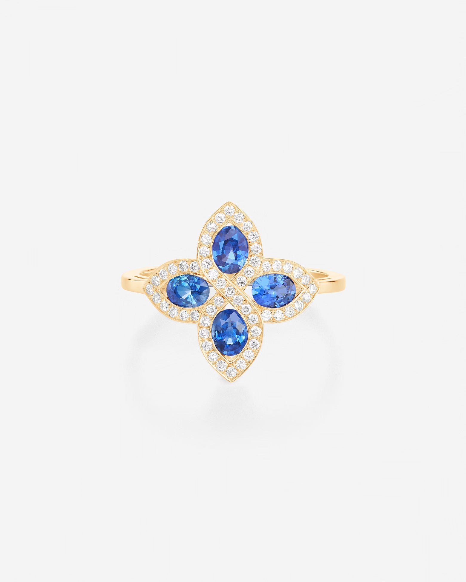 Saphir bleu | Or jaune 750 ‰