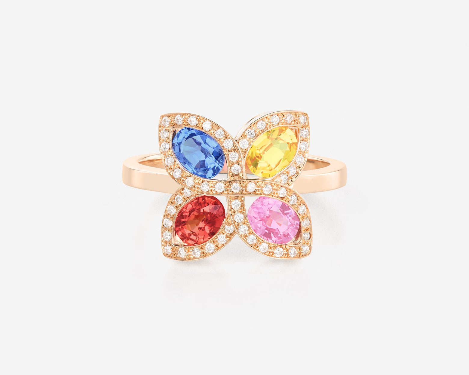 Saphirs Multicolors | Or rose 750 ‰