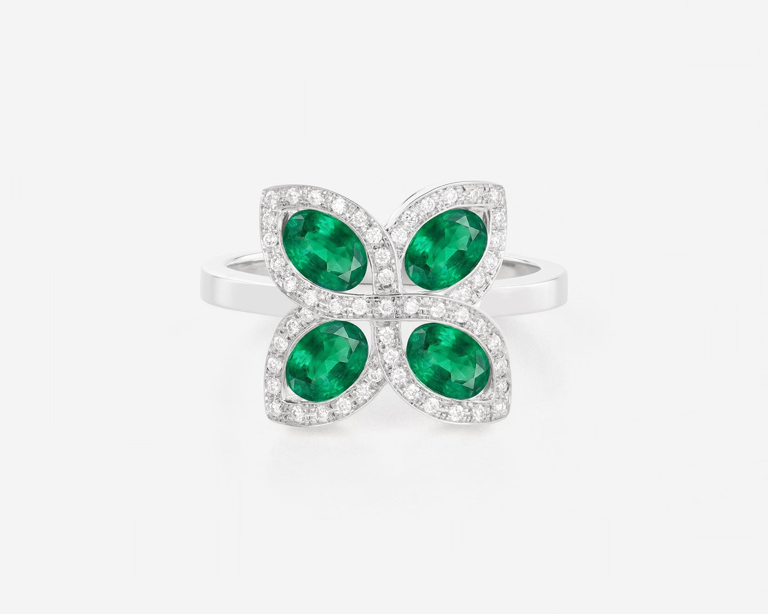 Emeraude | Or blanc 750 ‰