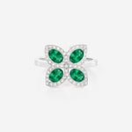 Emeraude | Or blanc 750 ‰