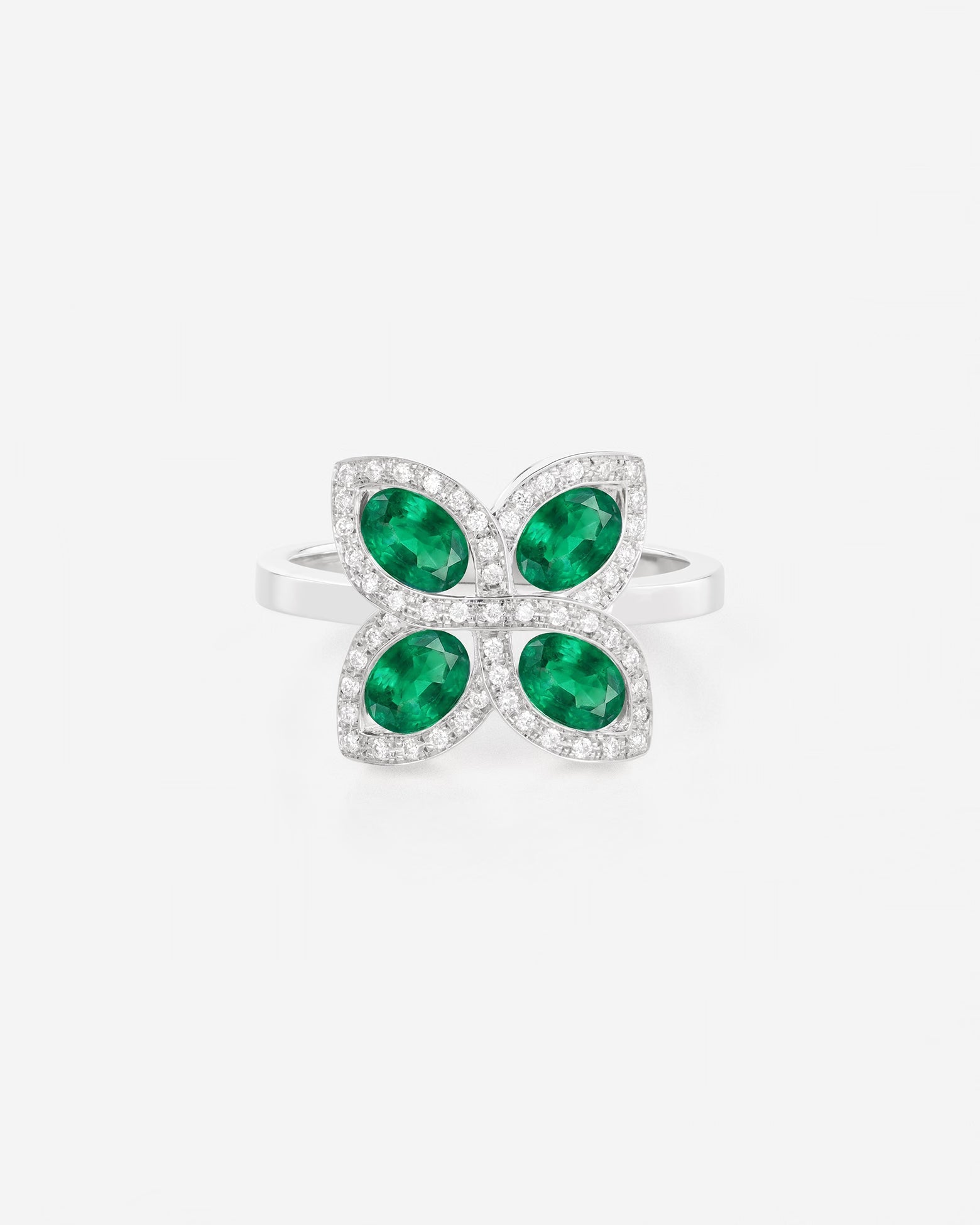 Emeraude | Or blanc 750 ‰