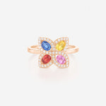 Saphirs Multicolors | Or rose 750 ‰