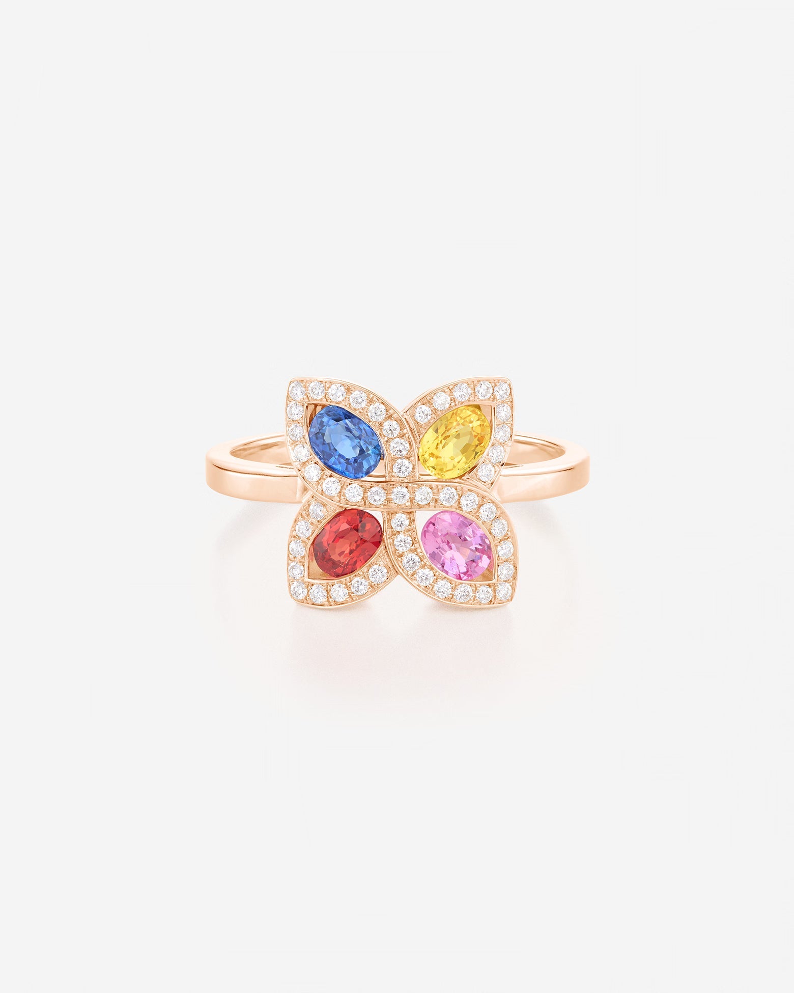 Saphirs Multicolors | Or rose 750 ‰