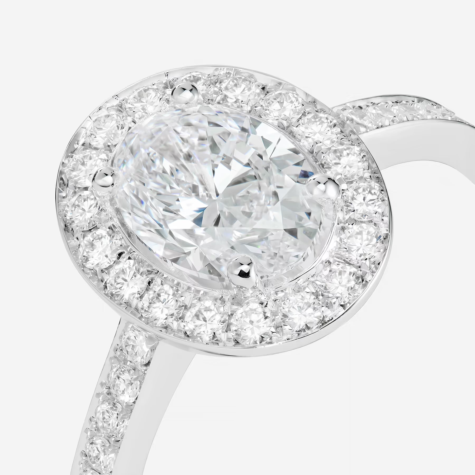 Diamant 0,80ct | Or blanc 750 ‰