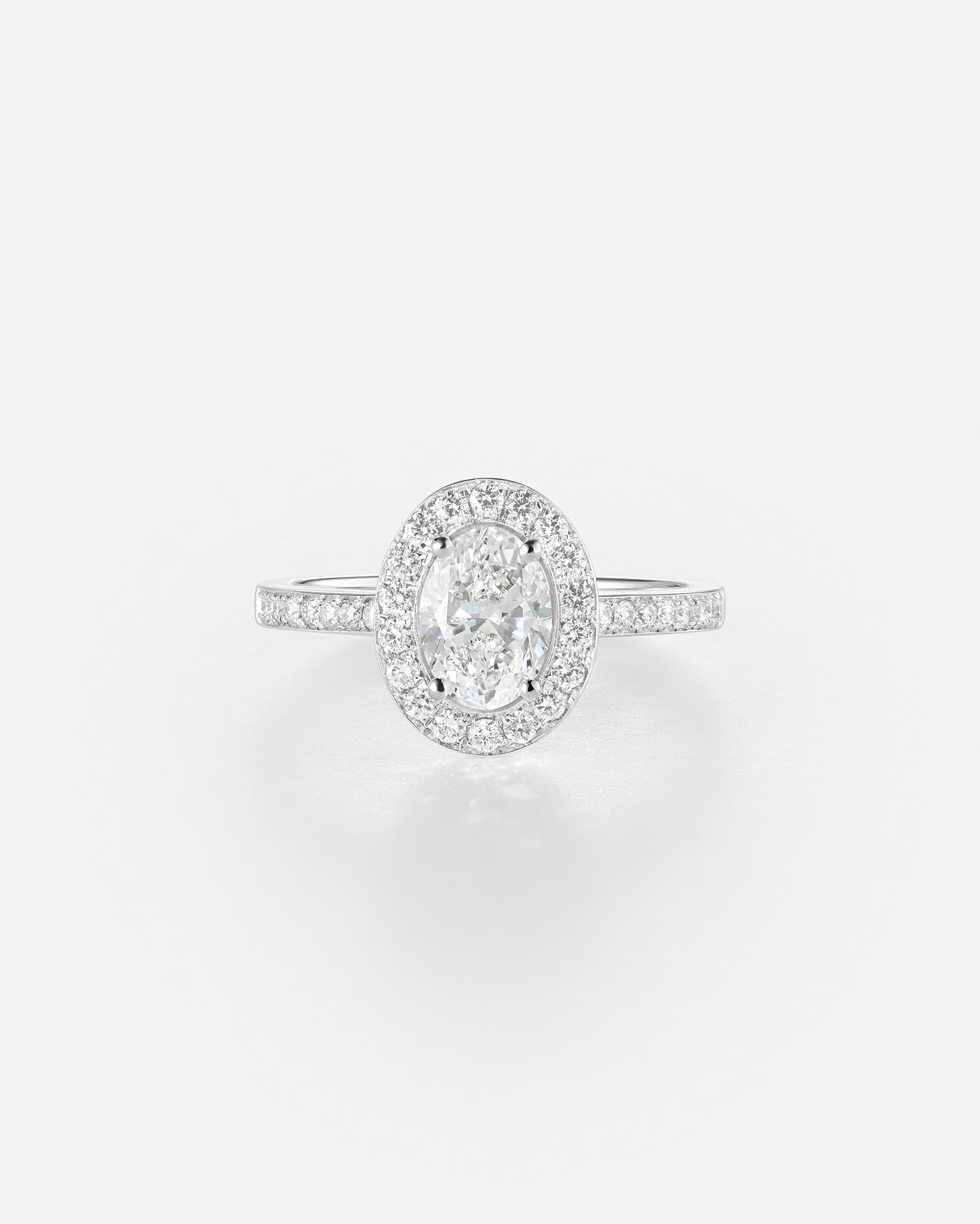 Diamant 1ct | Or blanc 750 ‰