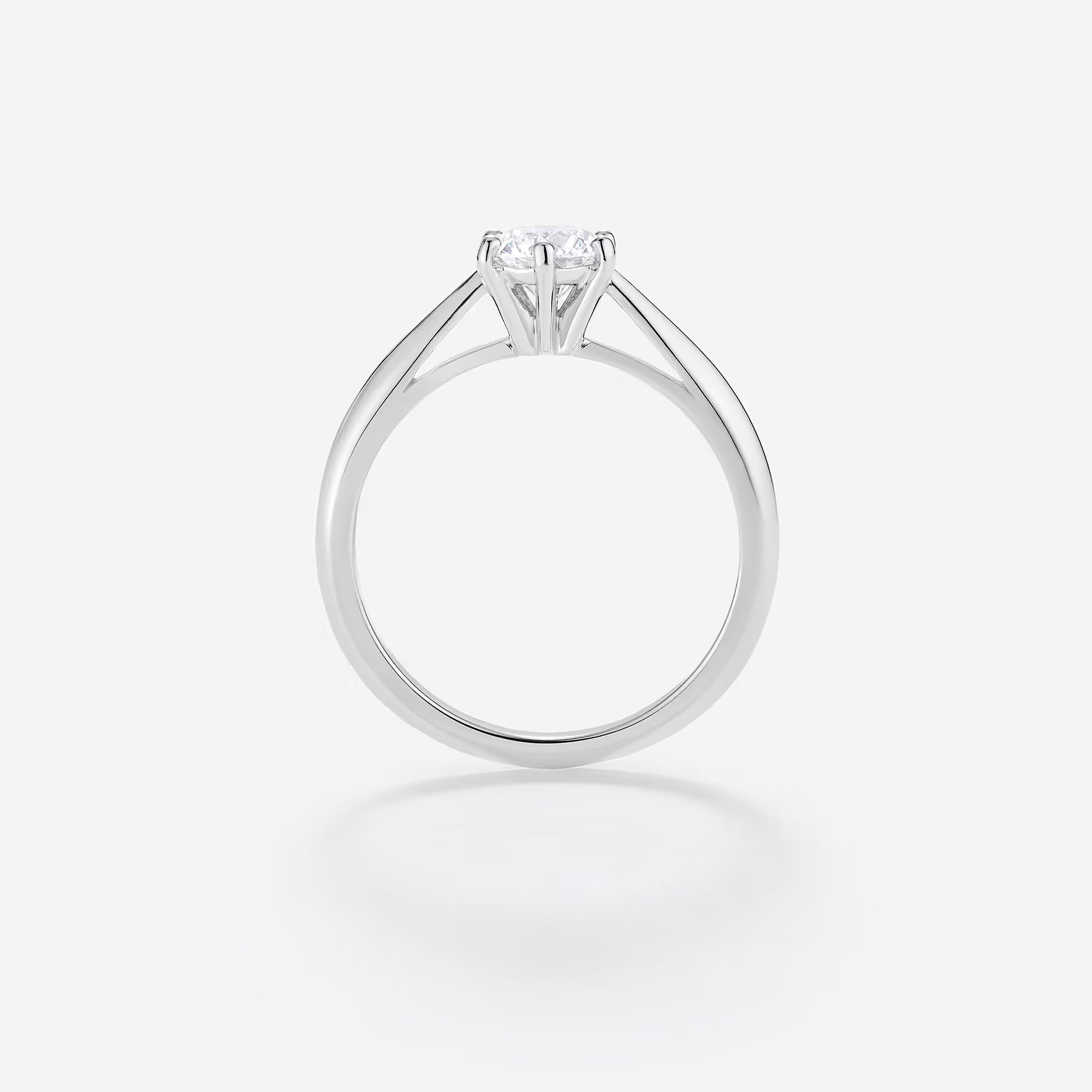 Diamant 0,50ct | Or blanc 750 ‰