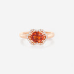Saphir Orange | Or rose 750 ‰