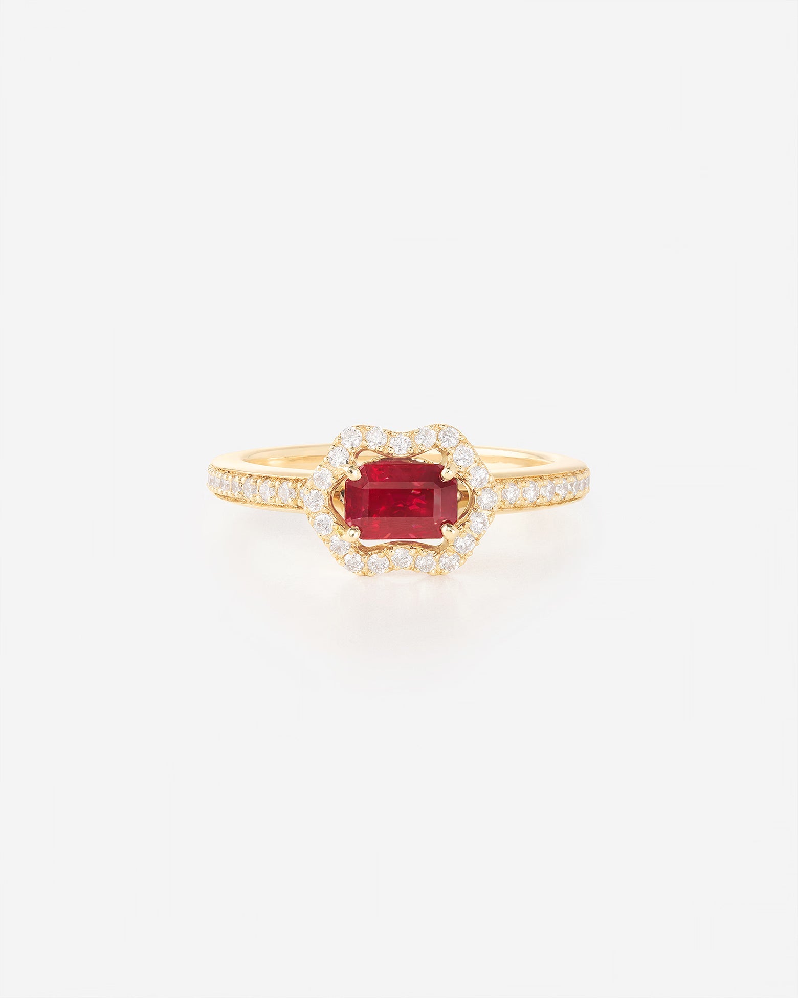 Rubis | Or jaune 750 ‰