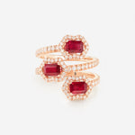 Rubis | Or rose 750 ‰