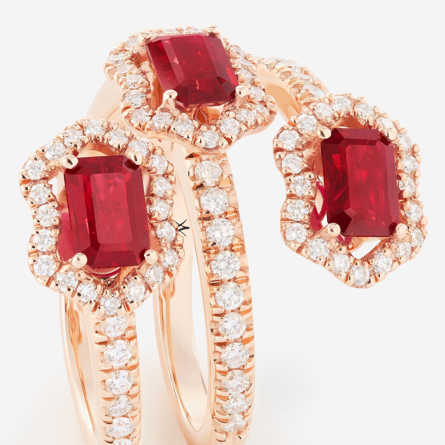 Rubis | Or rose 750 ‰