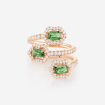 Saphir Vert | Or rose 750 ‰