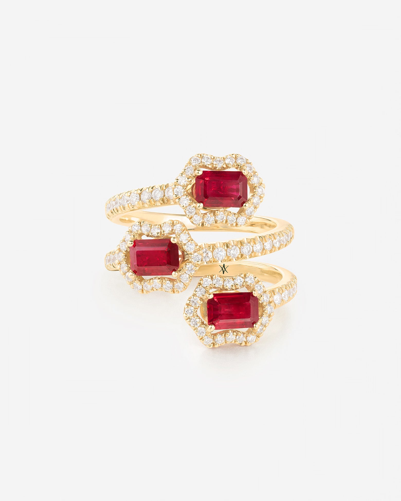 Rubis | Or jaune 750 ‰