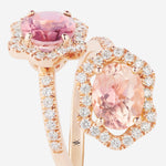 Tourmaline rose | Or rose 750 ‰