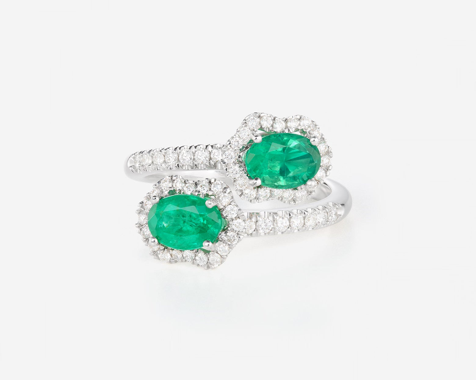 Emeraude | Or blanc 750 ‰