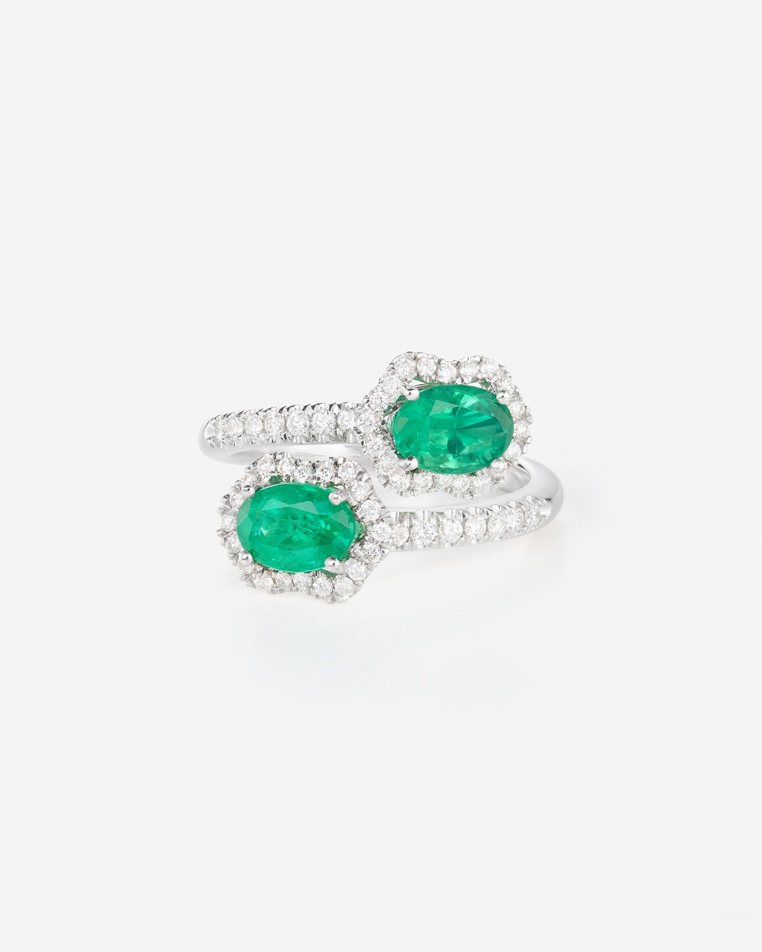 Emeraude | Or blanc 750 ‰