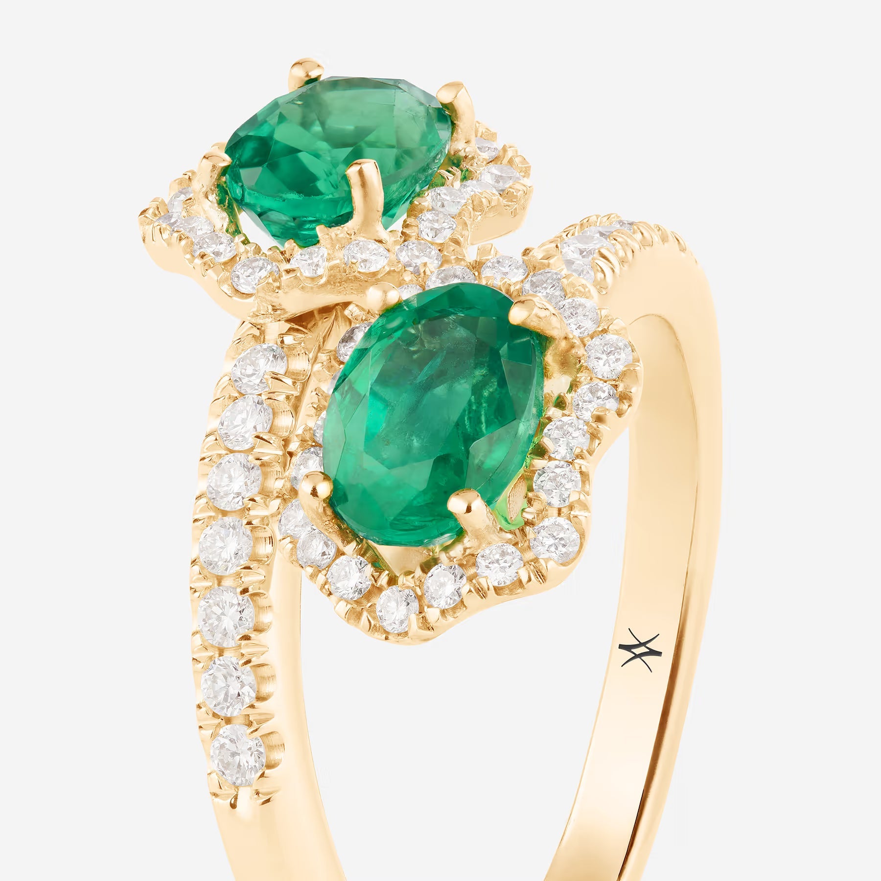 Emeraude | Or jaune 750 ‰