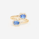 Saphir bleu | Or jaune 750 ‰