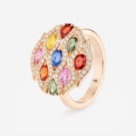 Saphirs Multicolors | Or rose 750 ‰