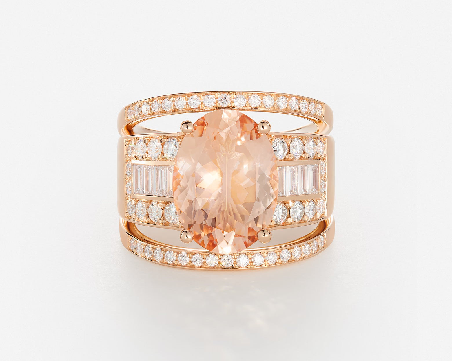 Morganite | Or rose 750 ‰