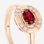 Rubis | Or rose 750 ‰