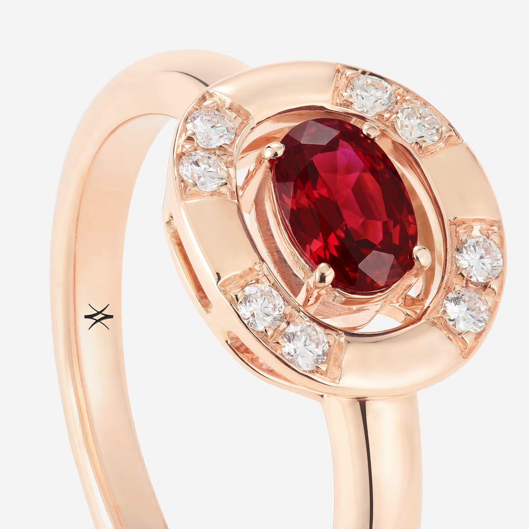 Rubis | Or rose 750 ‰