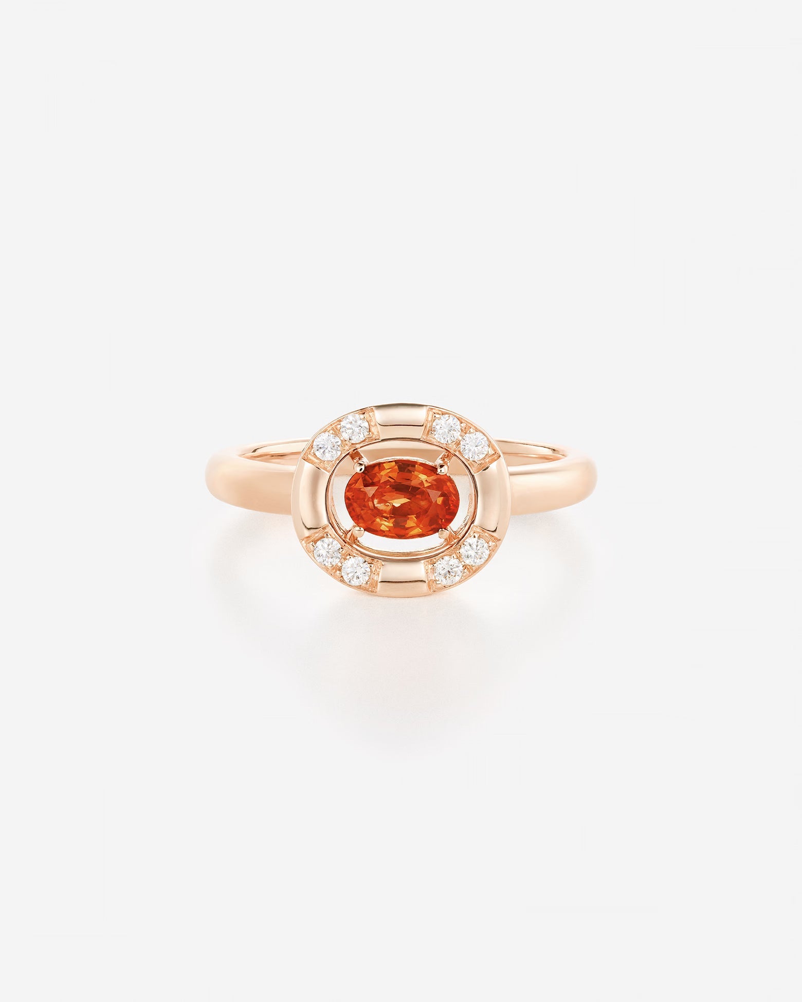 Saphir Orange | Or rose 750 ‰