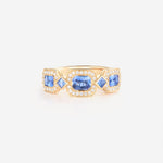 Saphir bleu | Or jaune 750 ‰