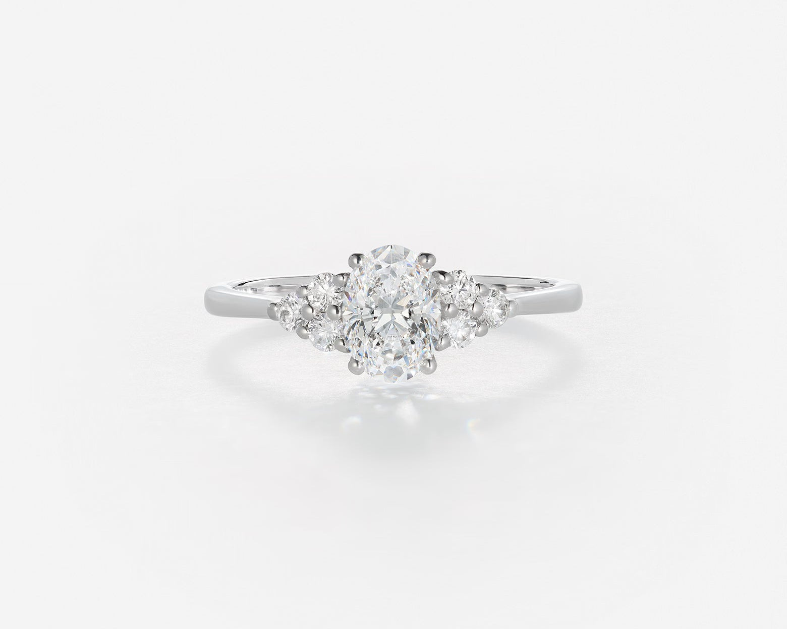 Diamant 0,50ct | Or blanc 750 ‰