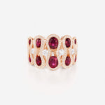 Rubis et Diamants | Or rose 750 ‰