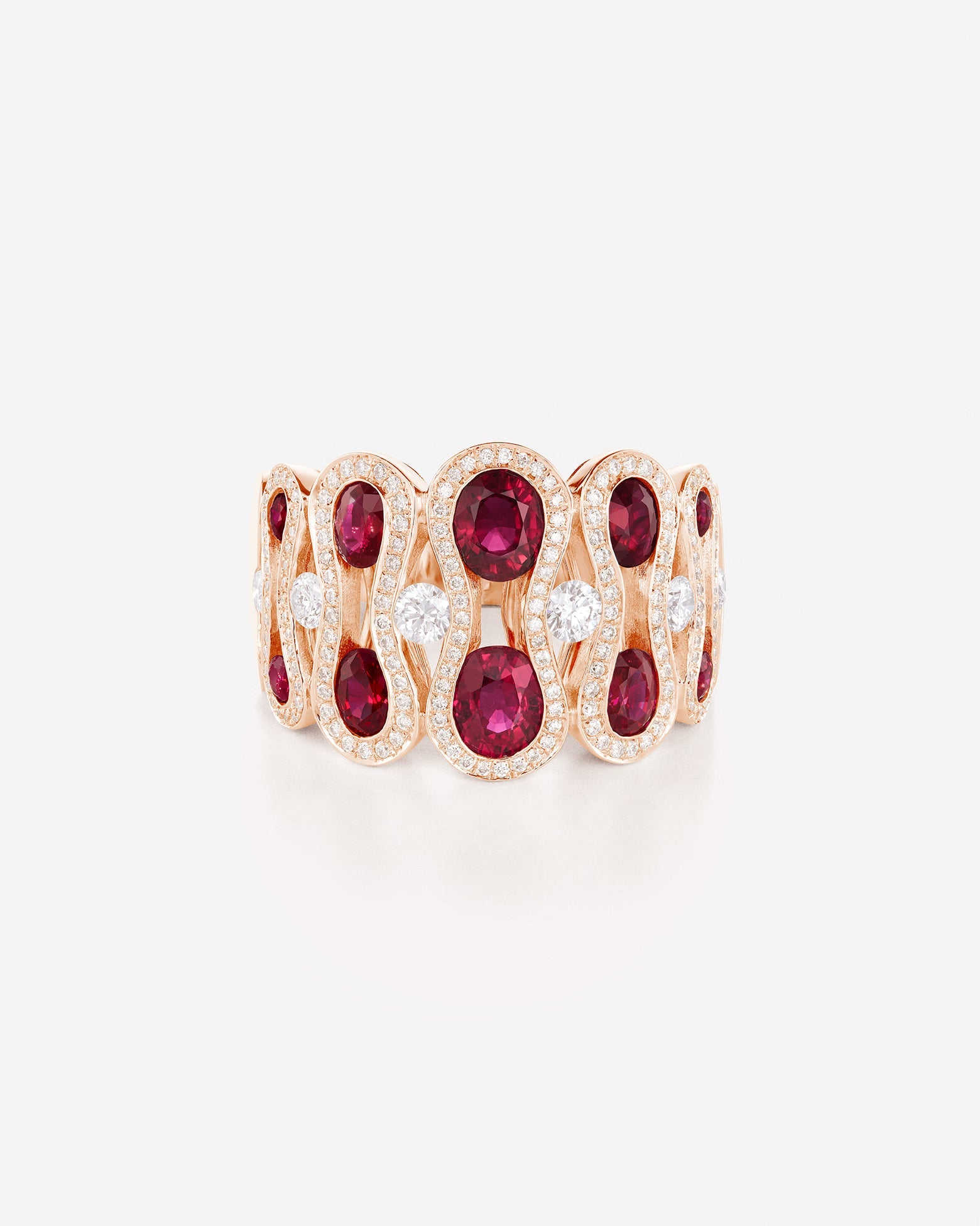 Rubis et Diamants | Or rose 750 ‰