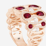 Rubis et Diamants | Or rose 750 ‰