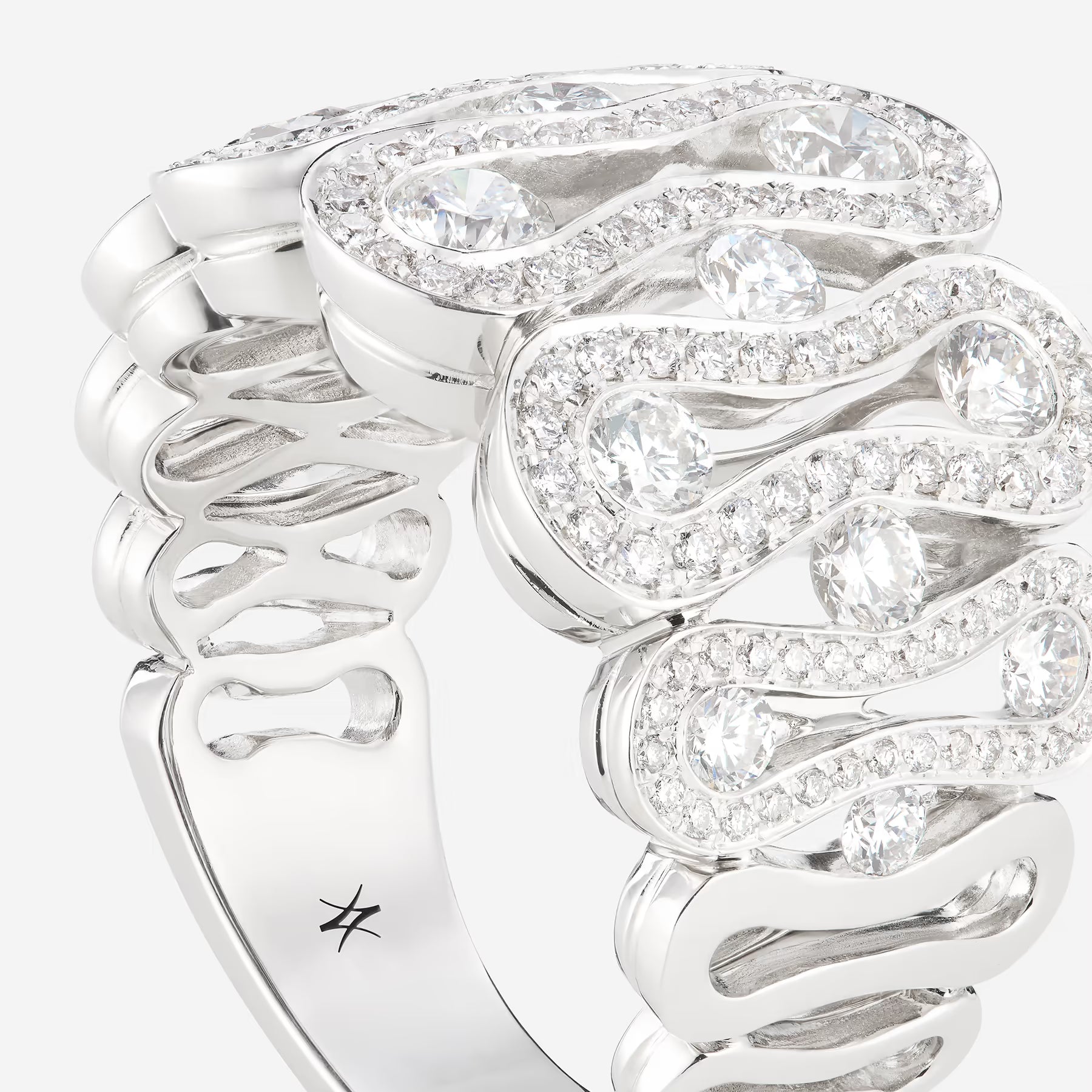 Diamant | Or blanc 750 ‰