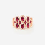 Rubis | Or rose 750 ‰