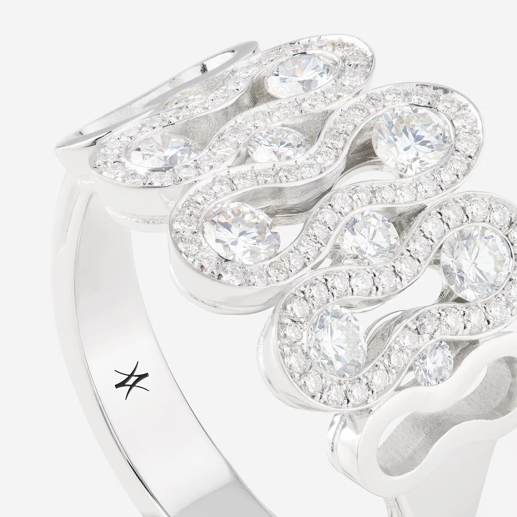 Diamant | Or blanc 750 ‰