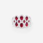 Rubis | Or blanc 750 ‰