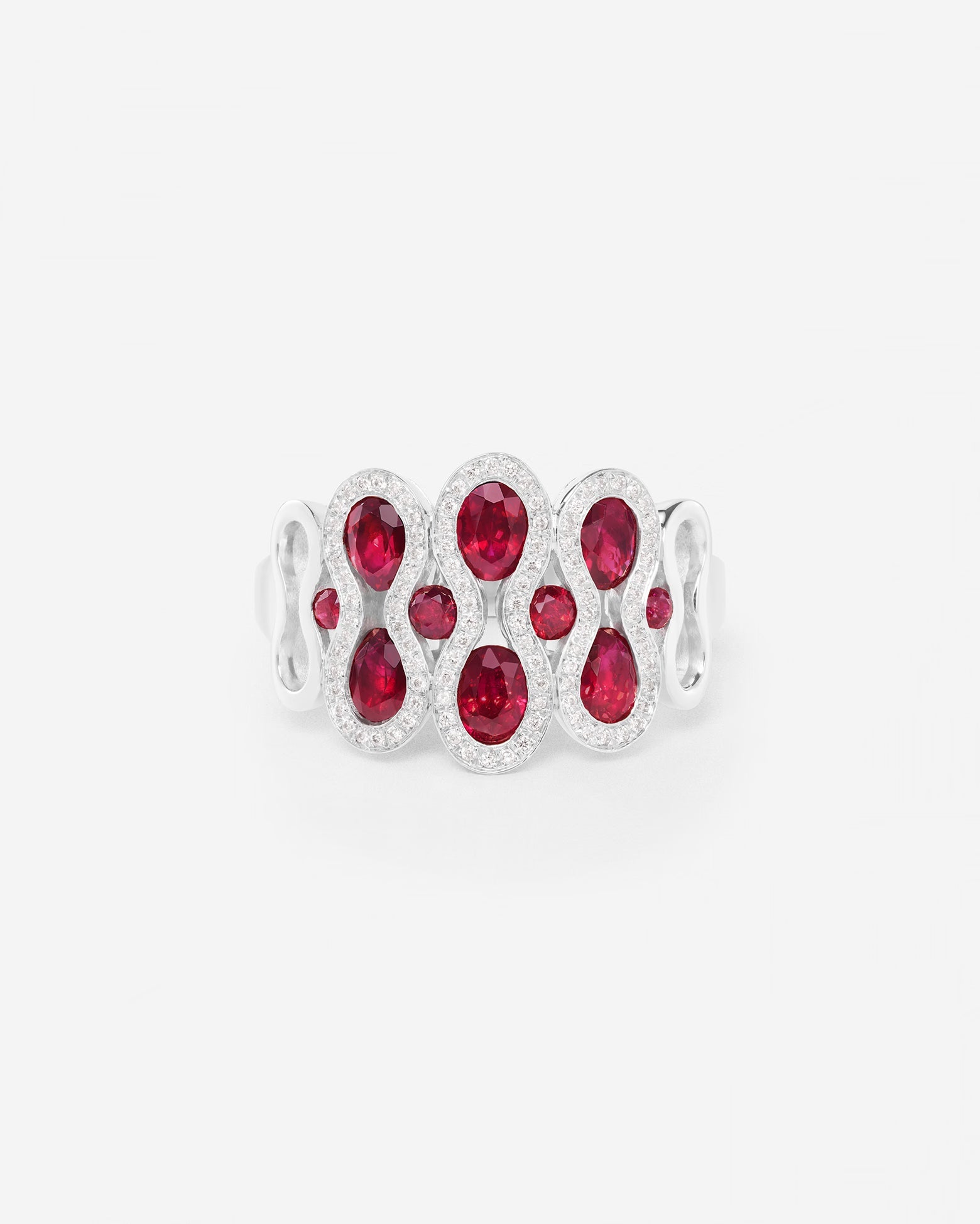Rubis | Or blanc 750 ‰